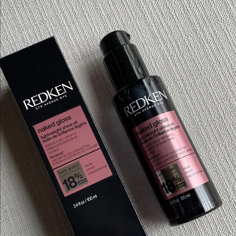 Redken Naked Gloss Lightweight Hair Oil for Shine and Frizz Control